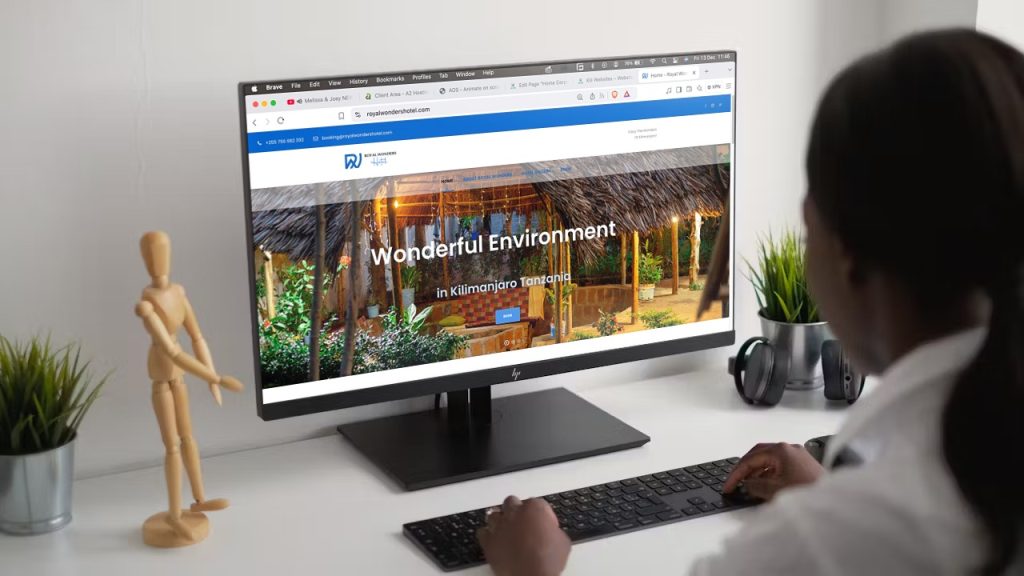 Royal Wonders Website Mockup Designed By Kili Websites