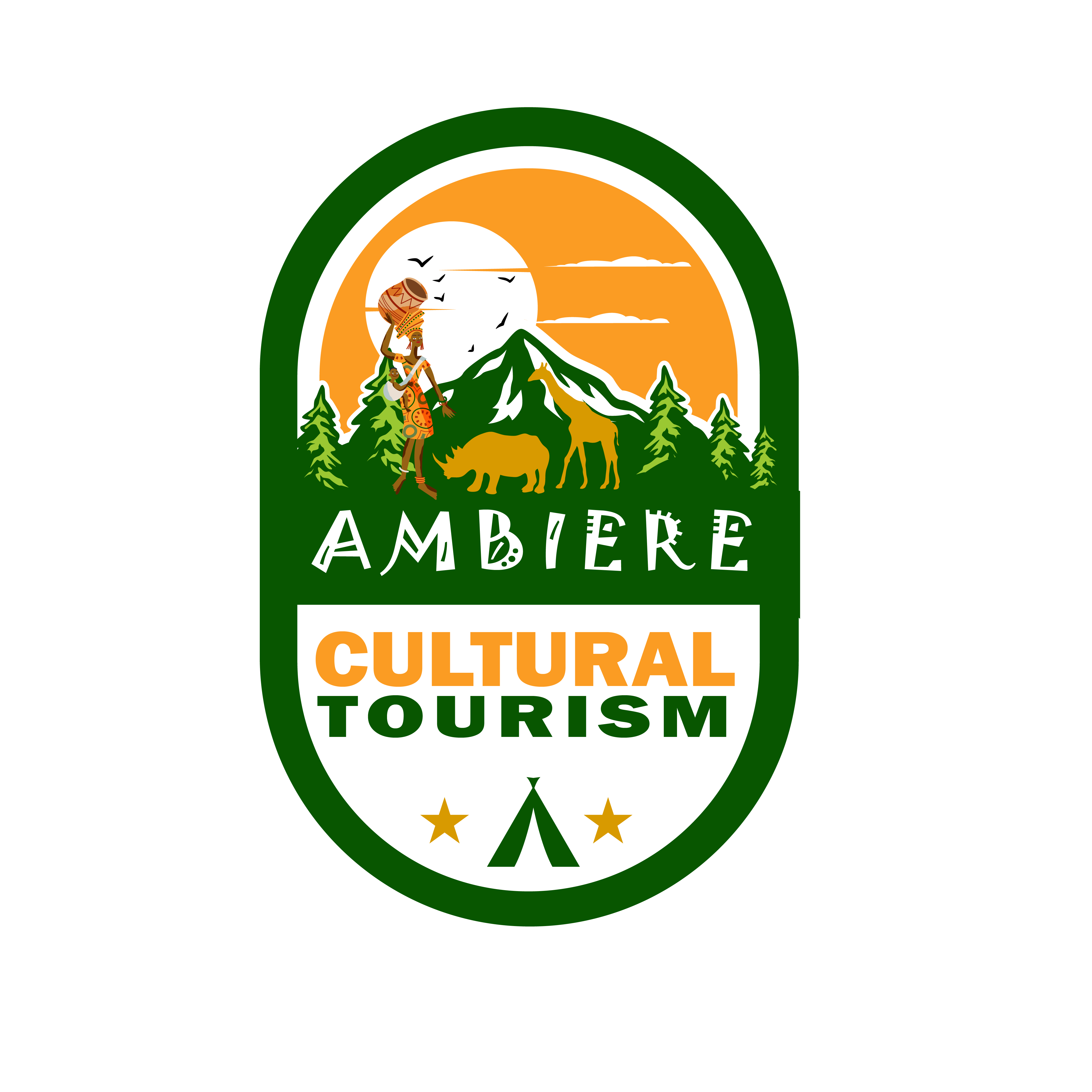 Ambiere Cultural Tourism African Safaris Logo Created By Kili Web