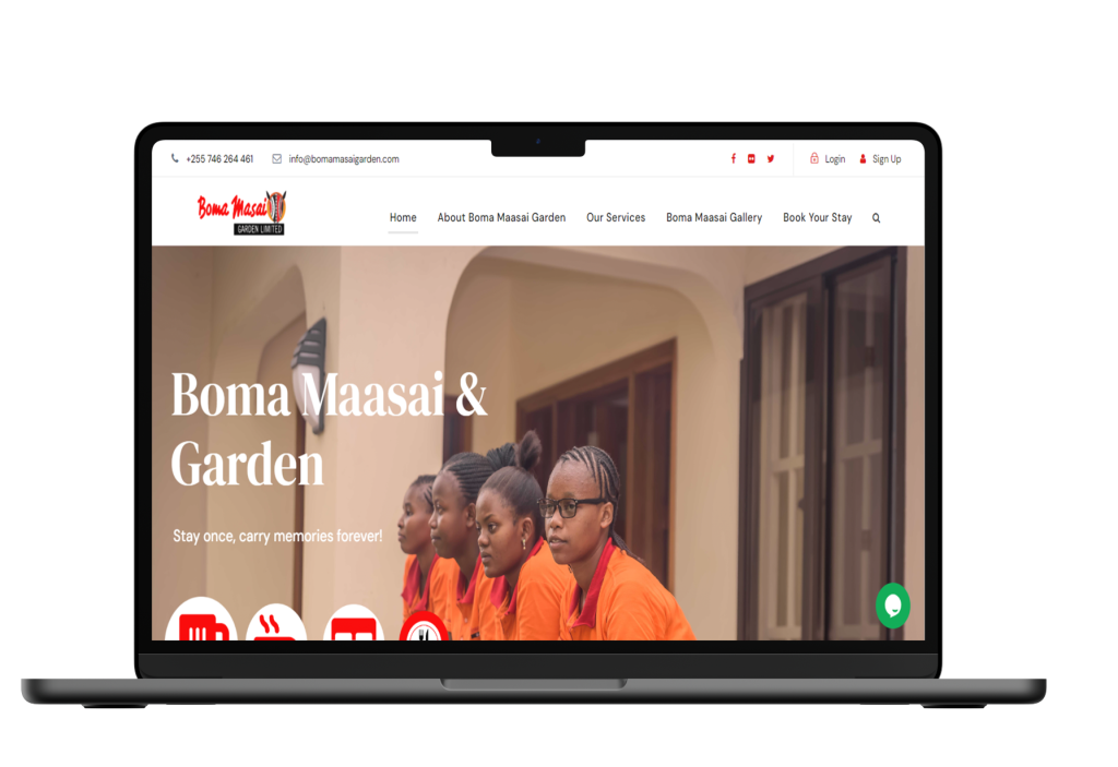 mockup boma111-01 Boma Maasai Website Deisgned By Kili Web