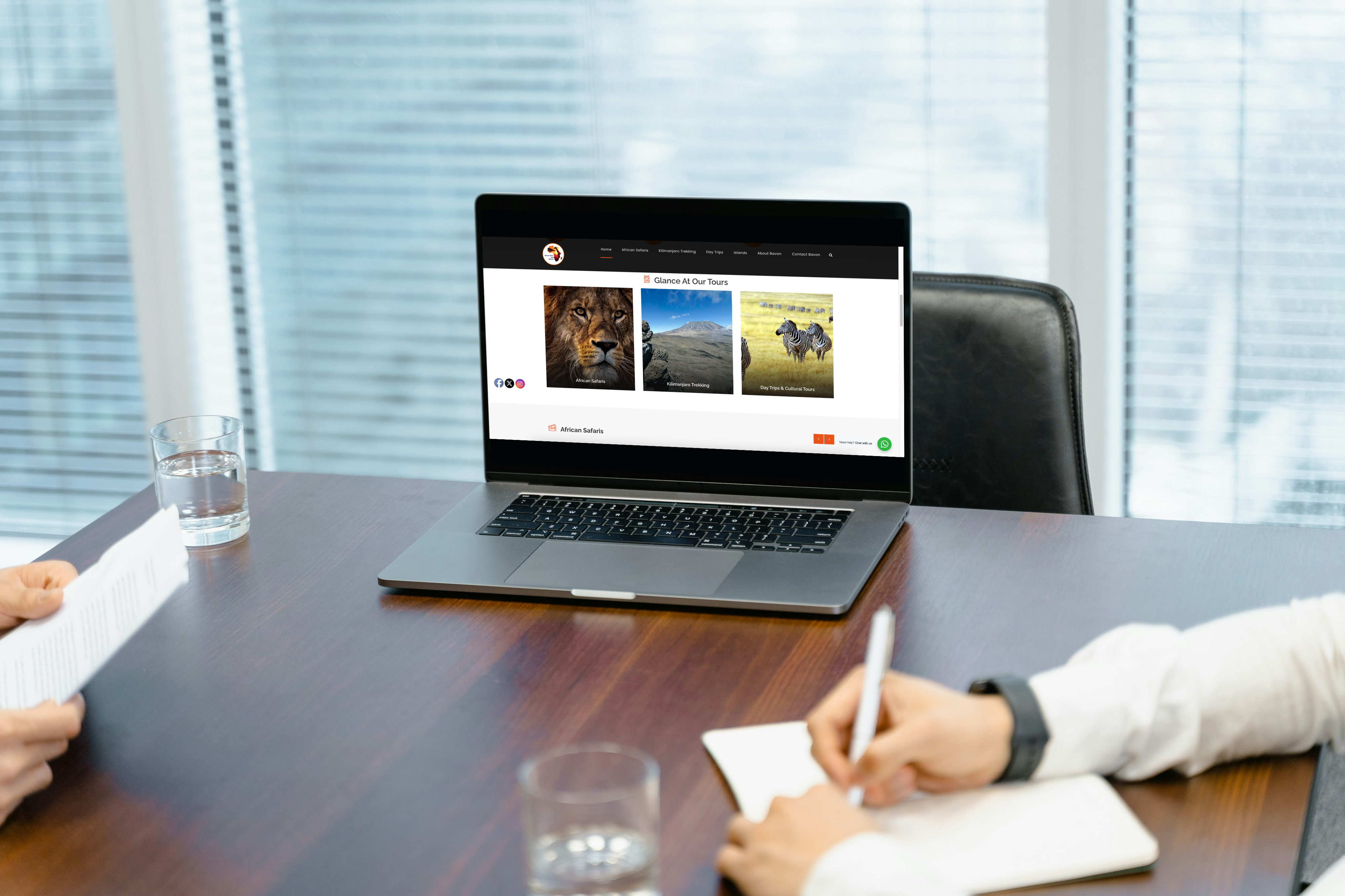 Bavon Tours and Safaris Wbesite Designed by Kili Web