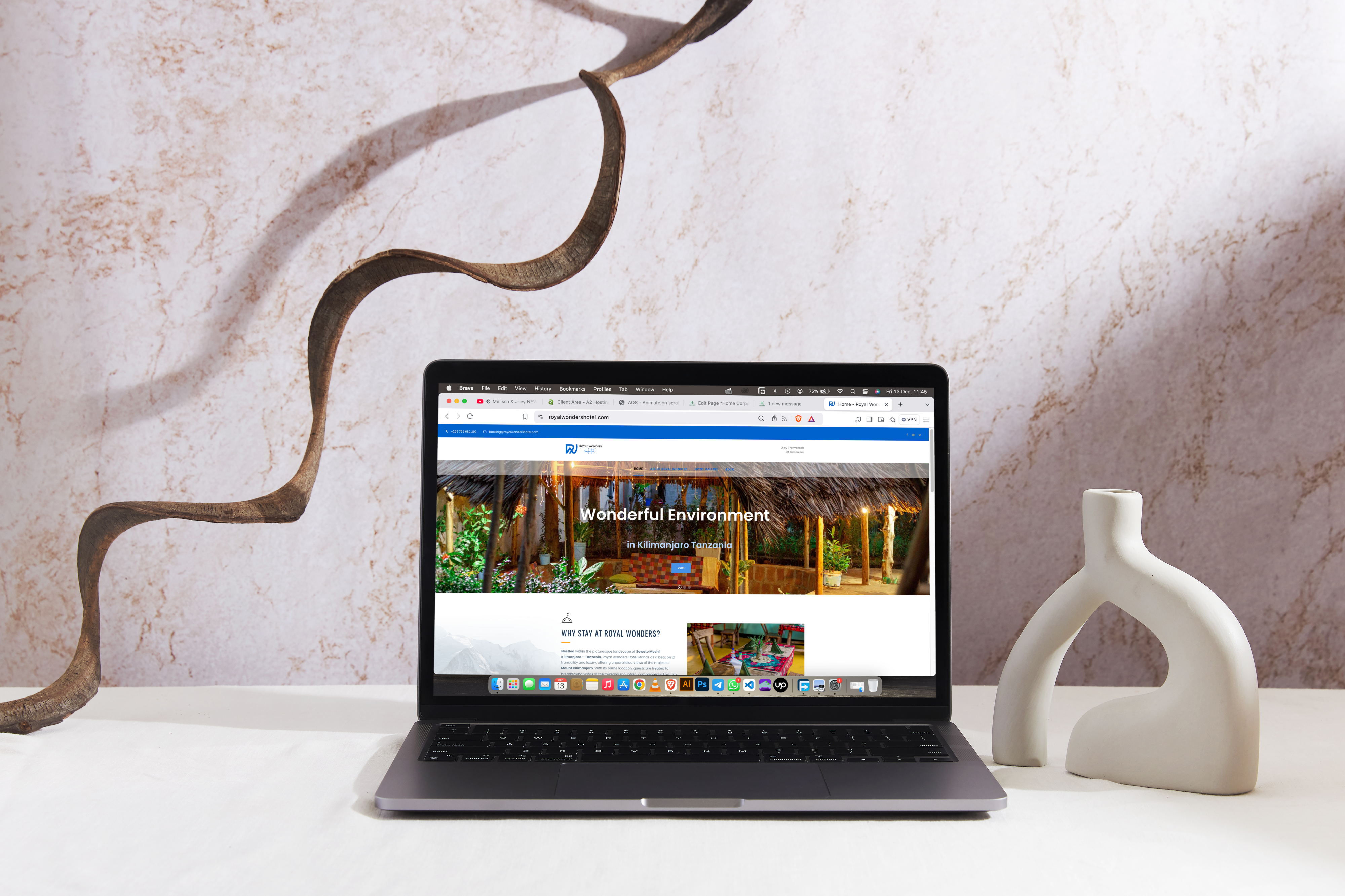 Royal Wonders Hotel Website Created By Kili Web